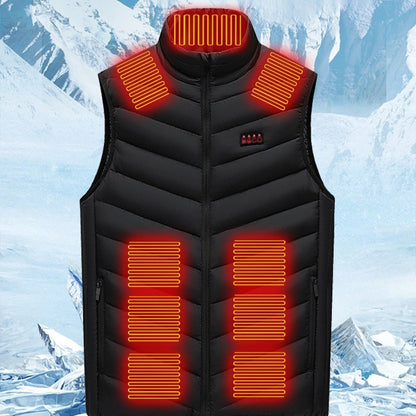 Intelligent self-heating vest with constant temperature USB charging