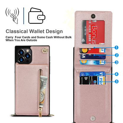 Mobile phone pocket with zipper for hanging