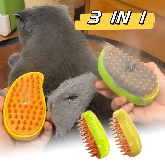 Electric Spray Massage Comb for Pet Steam Brush