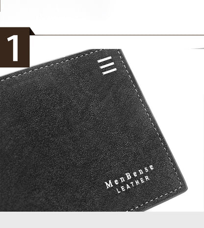 Neue personalisierte kurze Herren Geldbörse modische Siebdruc mattierte Clutch Geldbörse