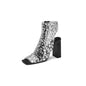 Large ladies sandals boots with rhinestones hollow summer high heel