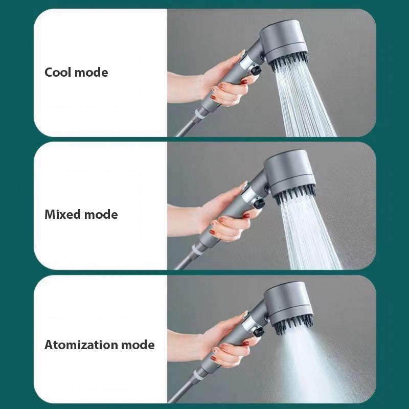 3 Modes Shower Head High Pressure Shower Head Portable Filter Rainfall Faucet Tap Bathroom Bath Home Innovative Accessories