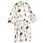 Kimono-Bademantel-Nachthemd aus Gaze