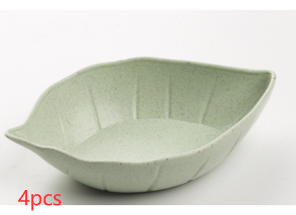 Leaves Shape Baby Kids Bowl Bowl Wheat Straw Soy Sauce Bowl Rice Bowl Plate Subplate Japanese Tableware Food Container