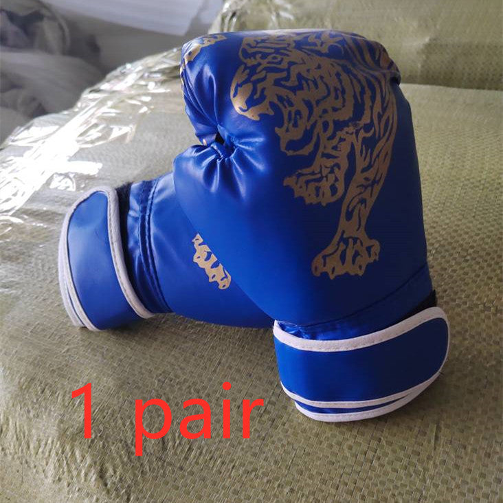 Flame Tiger boxing gloves. Boxing training gloves