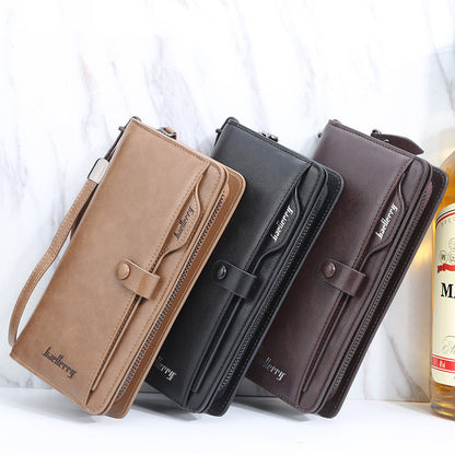 Retro multifunction cell phone bags wallet for men
