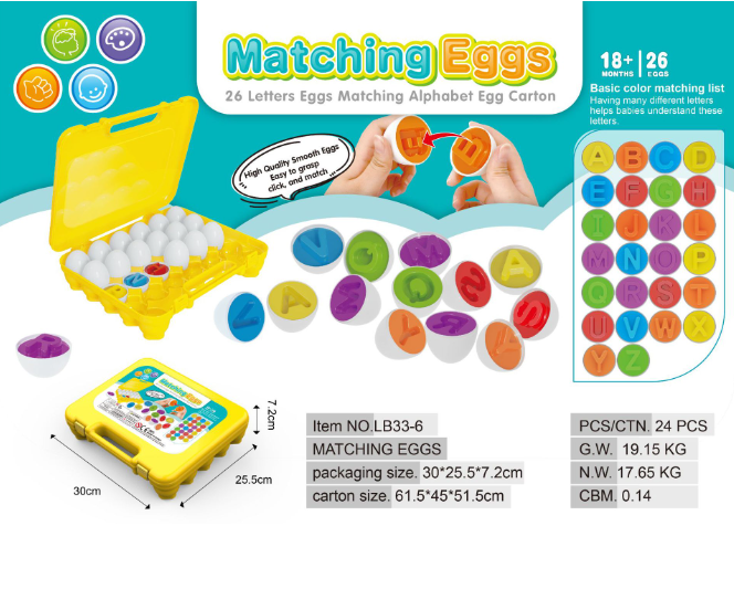 Baby Learning Educational Toys Intelligent Egg Toy Games Shape Matching Sorter Toys Montessori Eggs Toys For Children Kids