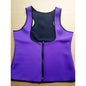 Women's Zip Up Sports Waist Cincher with Moisture Wicking Vest