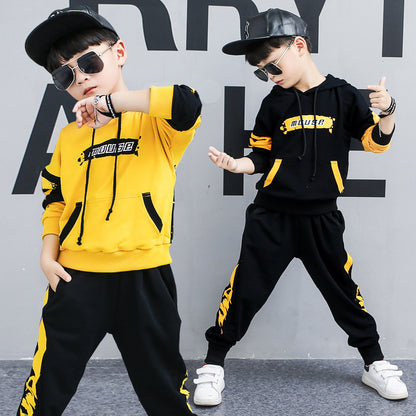 Boys' hooded tracksuit