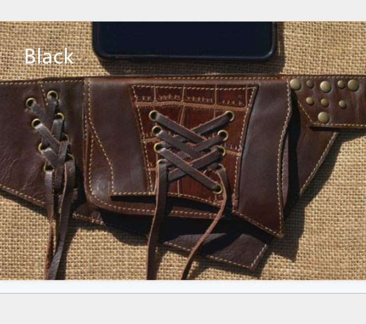 Renaissance PU leather belt bag