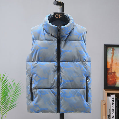 Men's outerwear thick warm polyester jacket