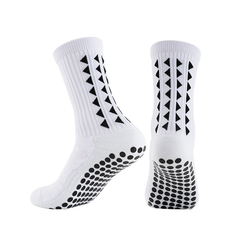 Thickening towel non-slip mid-calf socks