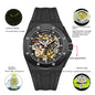 Band waterproof luminous hollow automatic mechanical watch