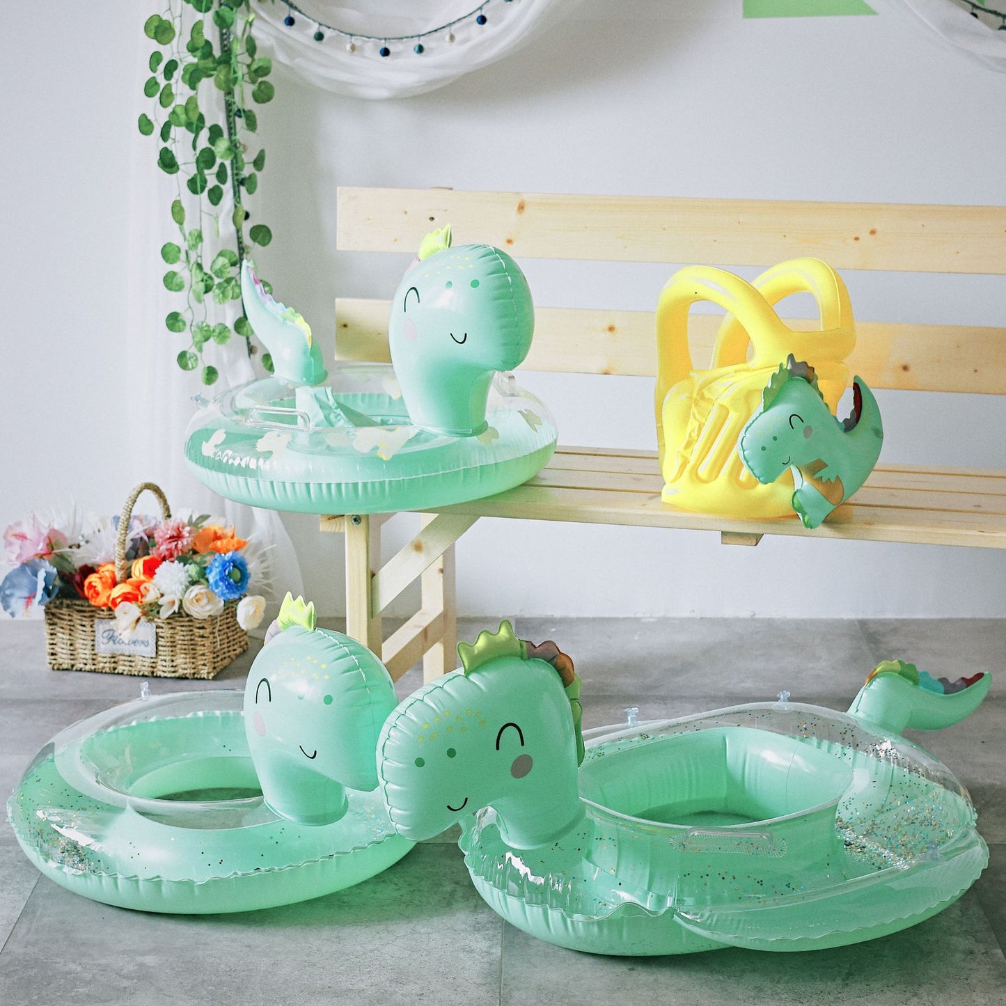 Baby-Dinosaurier-Schwimmring für Kinder
