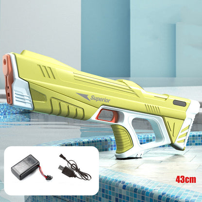 Summer Fully Automatic Electric Water Gun Toy Induction Water Absorbing High-Tech Burst Water Gun Beach Outdoor Water Fighting Toy