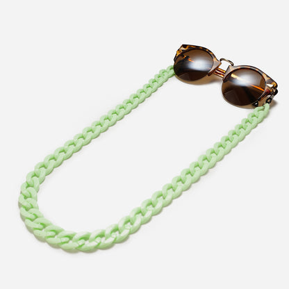 Brillenkette bernsteinfarbenes zweifarbiges Spiegelband