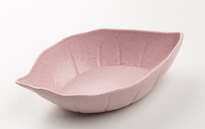 Leaves Shape Baby Kids Bowl Bowl Wheat Straw Soy Sauce Bowl Rice Bowl Plate Subplate Japanese Tableware Food Container