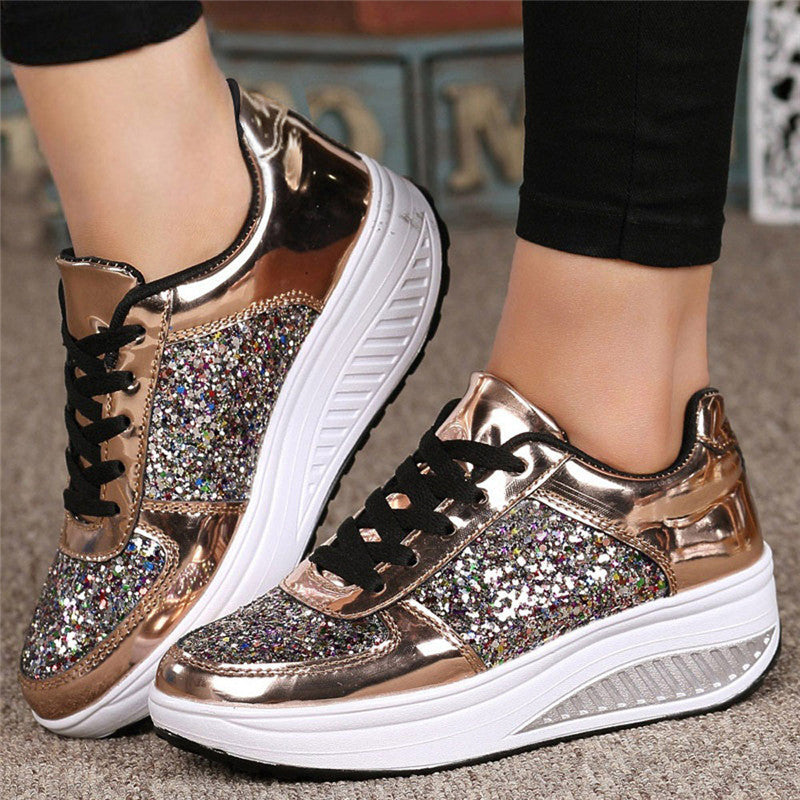 Women's sequin sneakers