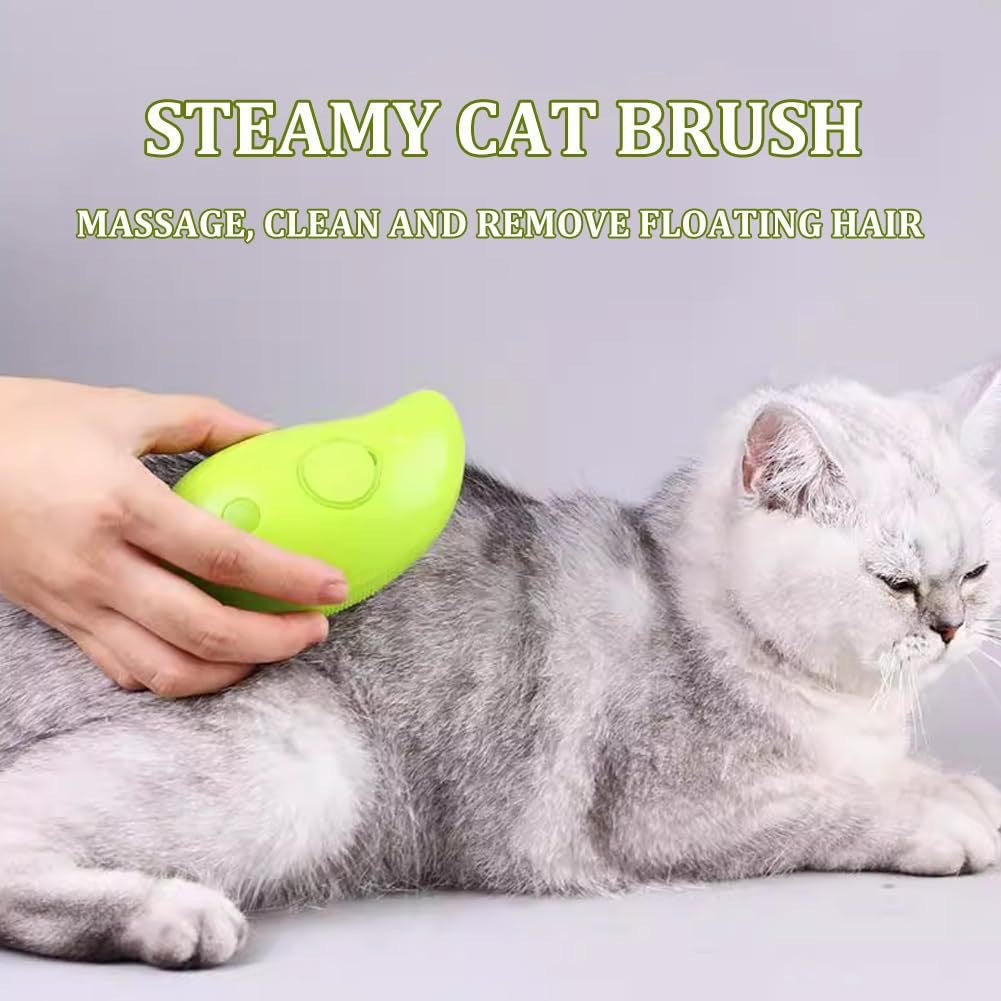 Electric Spray Massage Comb for Pet Steam Brush