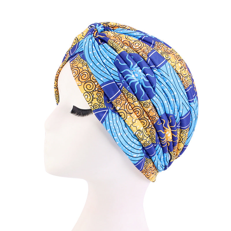 Women Fashion Hijab Cross Indian Hat