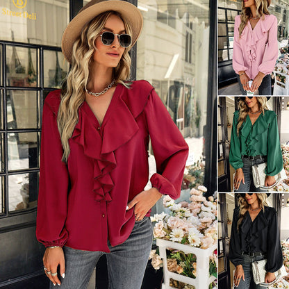 Long sleeve comfortable shirt for spring and autumn