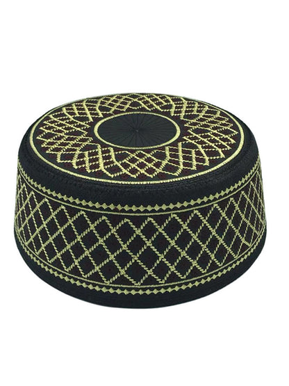 Muslim Hats Cotton Embroidery Islamic Men Prayer Arabic Clothing Caps