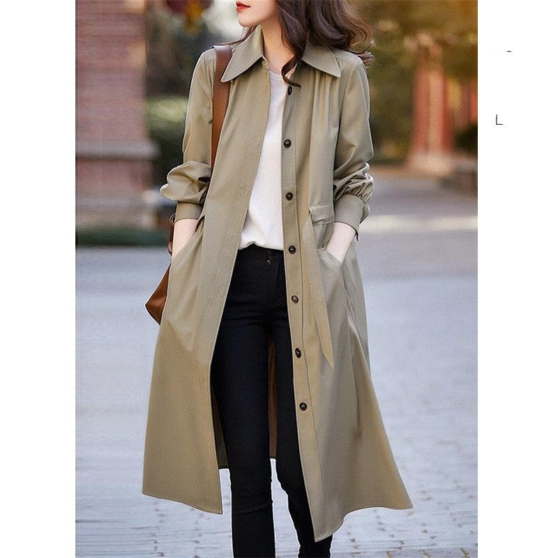 Versatile mid-length coat top