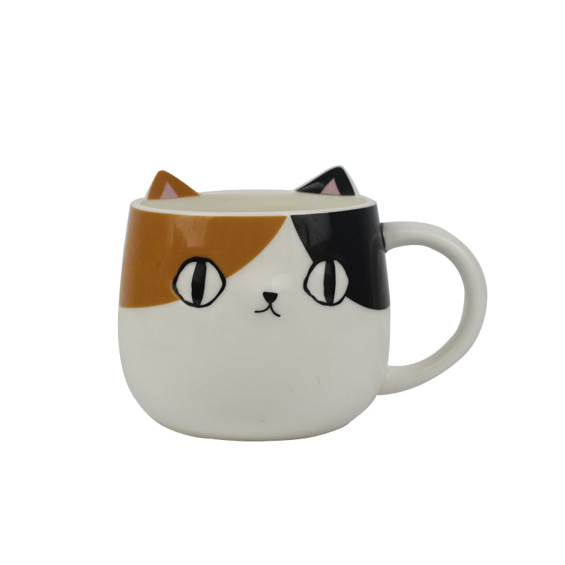 Schwarze Katze Tasse Kaffeetasse Frühstückstasse