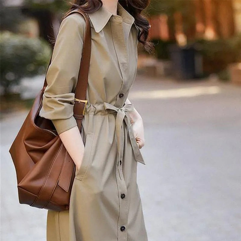 Versatile mid-length coat top