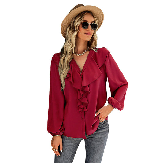 Long sleeve comfortable shirt for spring and autumn