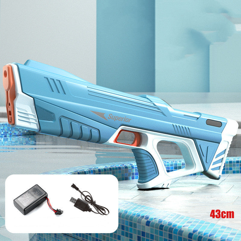 Summer Fully Automatic Electric Water Gun Toy Induction Water Absorbing High-Tech Burst Water Gun Beach Outdoor Water Fighting Toy