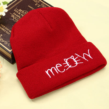 Men Women Casual Hip Hop Hats Knitted Wool Skullies Beanies Hat Warm Winter Hat For Women Beanie Winter Caps