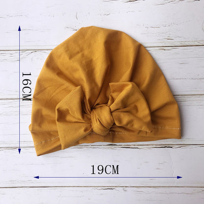 Knot Bow Baby Headbands Toddler Headscarves 6m-18m Baby Turban