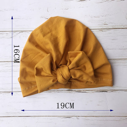 Knoten Schleife Baby Stirnbänder Kleinkind Kopftücher 6m-18m Baby Turban