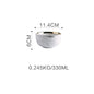 Marble tableware bowls plates rice