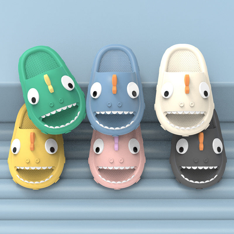 Shark Slippers for Kids Toddler Boys and Girls Non-Slip Children Shower Shoes