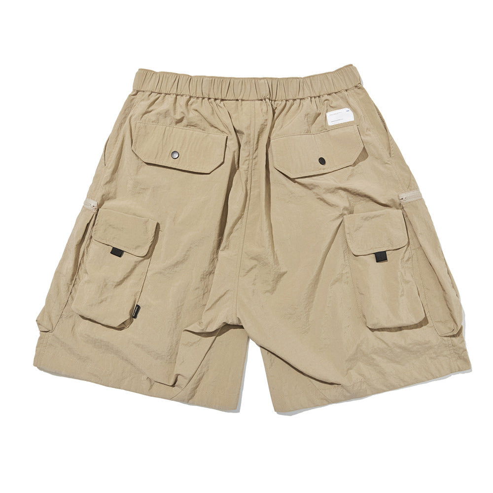 Herrenmode Retro Casual Functional Workwear Shorts