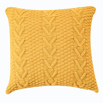 Super Soft Cushion Cover 45*45 Cozy Twist Delicate Knitted Bed Pillow Case Nordic Home Decorative Sofa Throw Pillow Cover