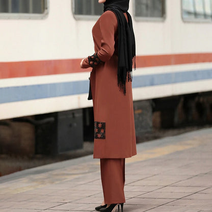 Ensembles Türkei Hijab Kleid Kaftan Marokkanischen