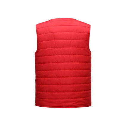 Autumn winter Smart heating Cotton Vest 9 area Heated v-neck