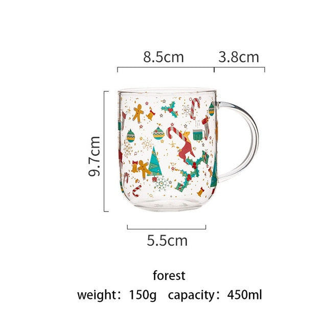 Creative Cartoon Flower Coffee Mug Home Office Glass Water Cup Handgrip Milk Breakfast Drink Cup DROPSHIPPING