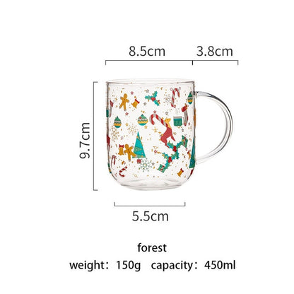 Creative Cartoon Flower Coffee Mug Home Office Glass Water Cup Handgrip Milk Breakfast Drink Cup DROPSHIPPING