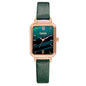 Quartz Watch Bracelet Set Green Dial