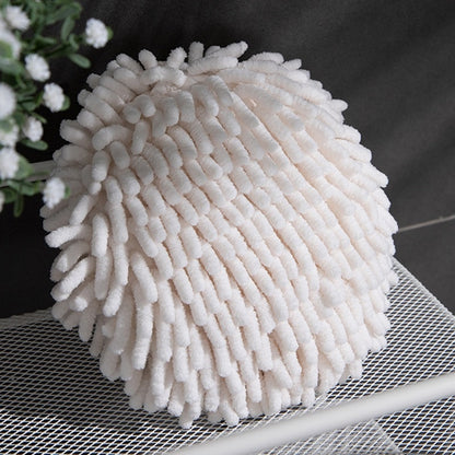 Chenille Hand Handtücher Küche Bad Hand Handtuch Ball mit Hänge Loops Schnell Trockenen Weichen, Saugfähigen Mikrofaser Handtücher