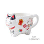 Cute Japanese Lucky Cat Porcelain Tea Set Creative Maneki Neko Ceramic Tea Cup Pot with Strainer Lovely Plutus Cat Teapot Mug