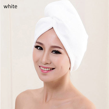 23*60cm 1 Pc Schnell Trockenen Handtücher Mikrofaser Stoff Trockenes Haar Hut Dusche Kappe Dame Turban Bad Handtuch saugfähigen