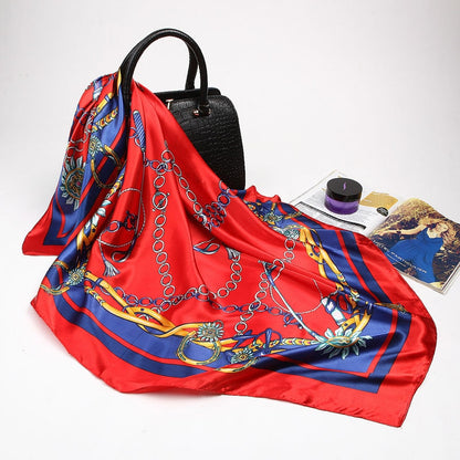 Fashion Headscarf Silk Satin Neck Scarf