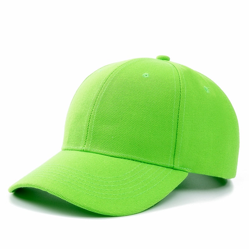 1 PCS Unisex Cap Casual Plain Mesh Baseball Cap Adjustable Snapback