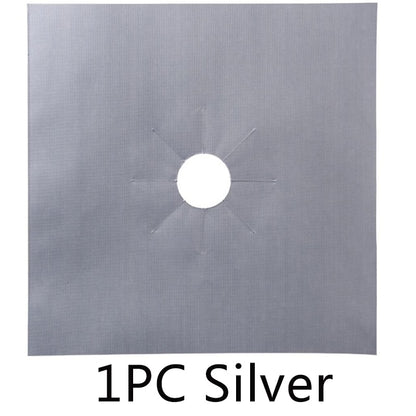 1/4PC Stove Protector Cover Liner Gas Stove Protector