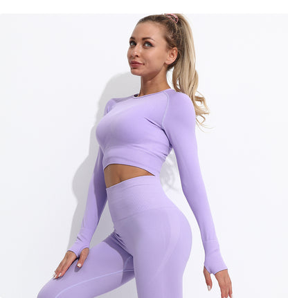 Fitness Frauen Yoga Set Nahtlose Sportswear Workout